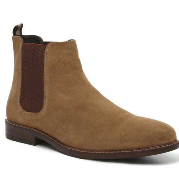 Crown Vintage glory 2 Chelsea boot taupe suede size 12 - Picture 1 of 9